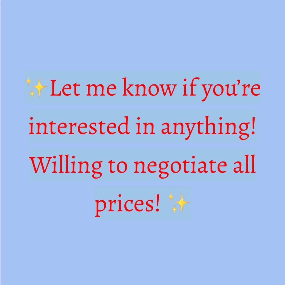 Make me an offer ❤️❤️